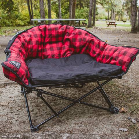 Red Lazy Dog Bed