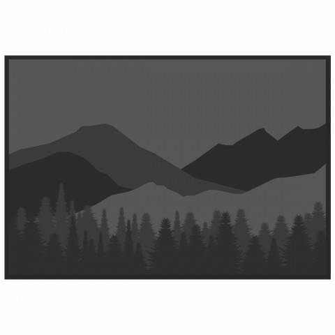 Mountain Wilderness Outdoor Mat 12’ x 9’