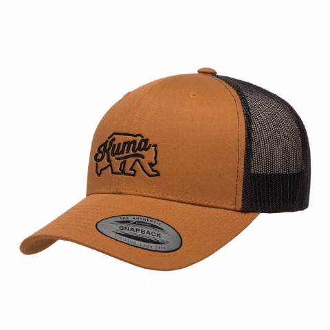 2-Tone Orange Embroidered Hat
