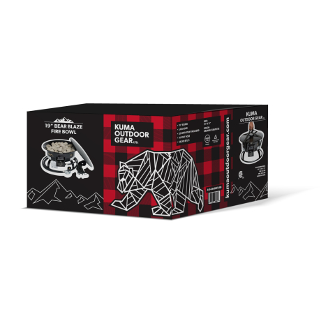 Bear Blaze Fire Bowl - 19"