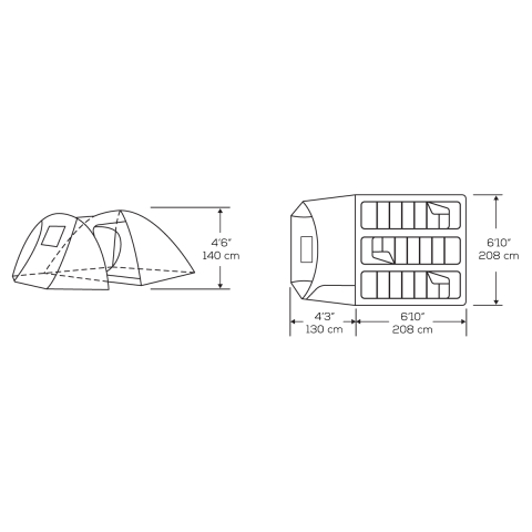 Bear Den 3 Tent