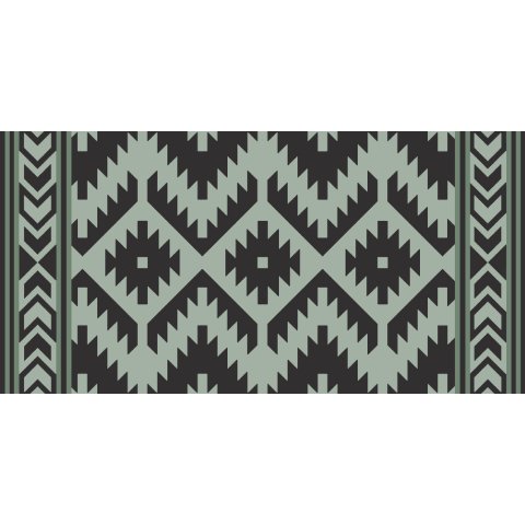 Sante Fe Boho Outdoor Mat - 18’ x 9’