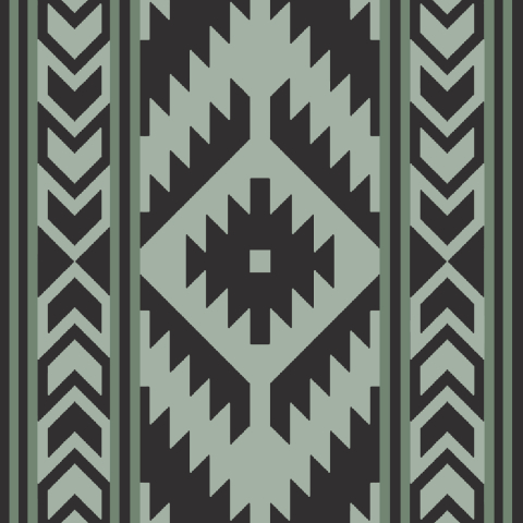 Sante Fe Boho Outdoor Mat - 9’ x 9’