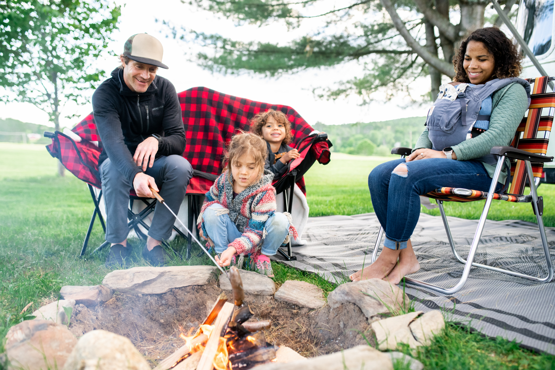 Family camping