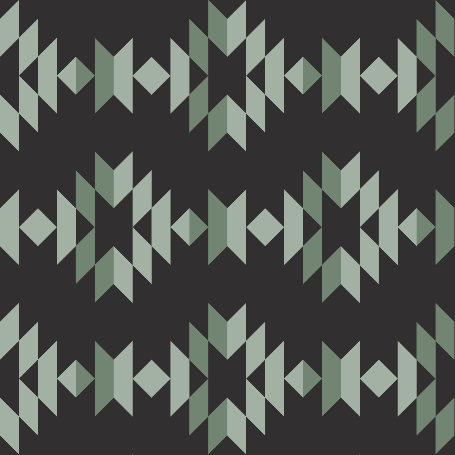 Sage Green Collection - RV Mat Monterry Boho 9x9