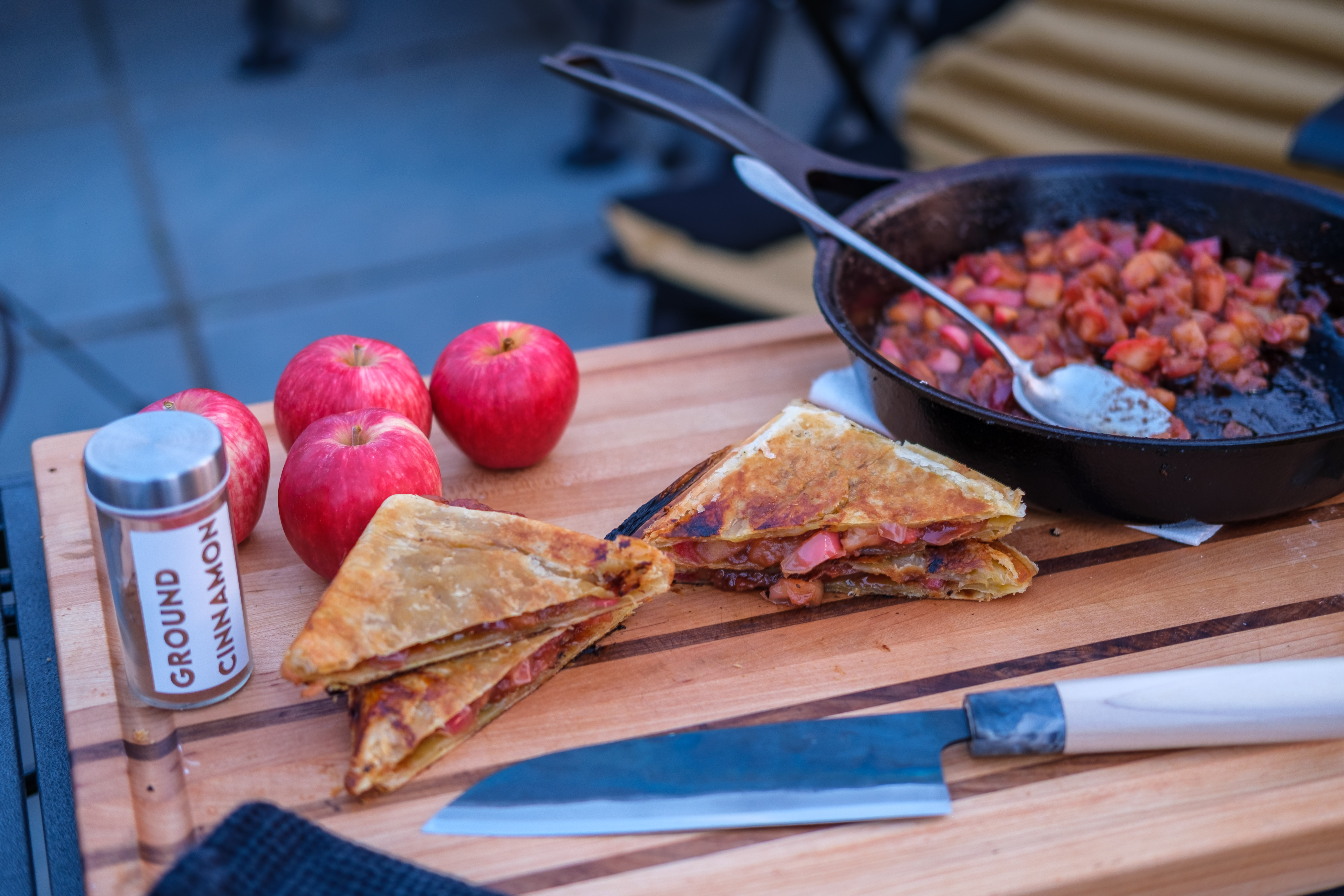 Campsite Puff Pastry Apple Turnover