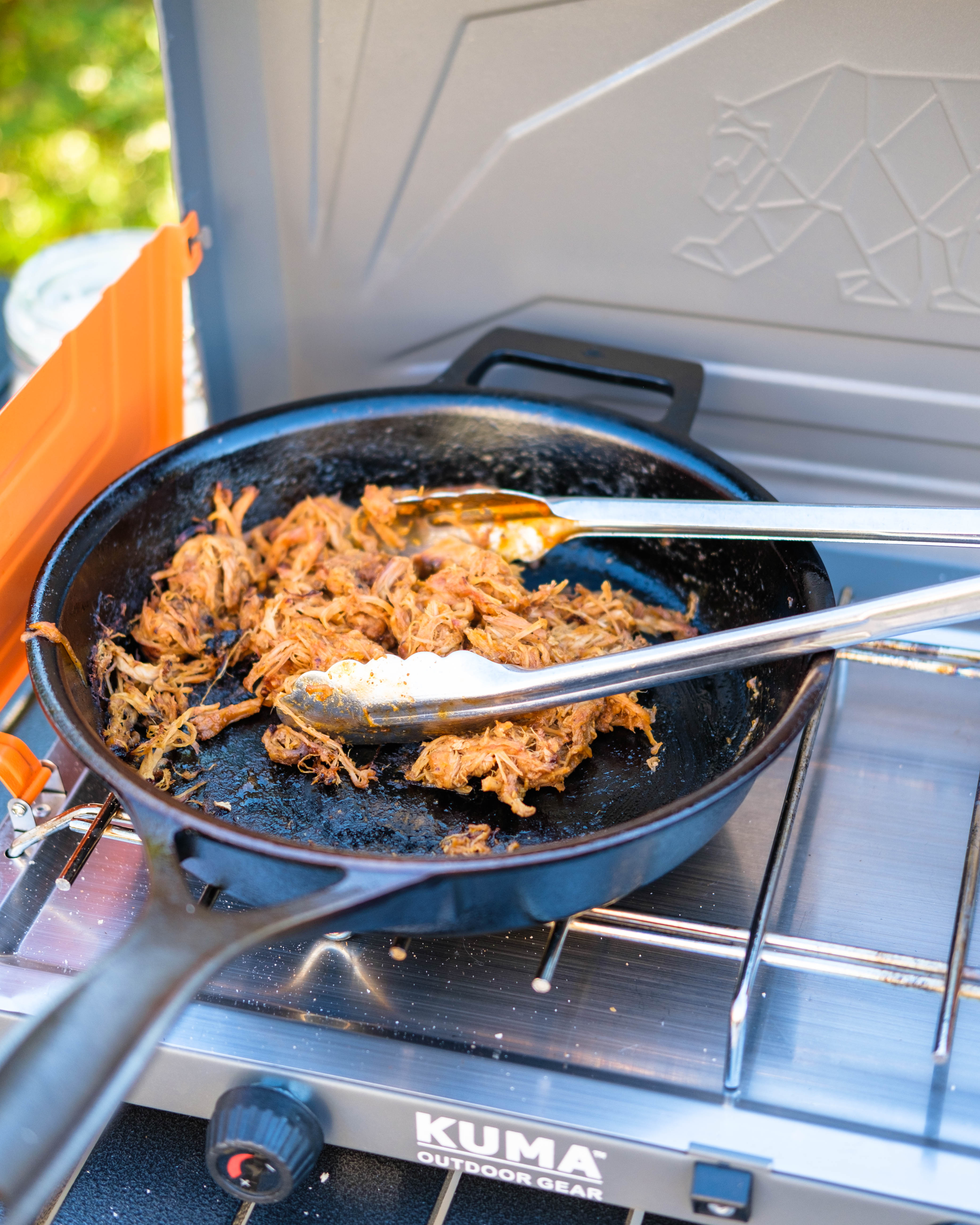 Cooking in camp