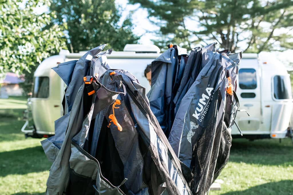 folding Kuma camp gear