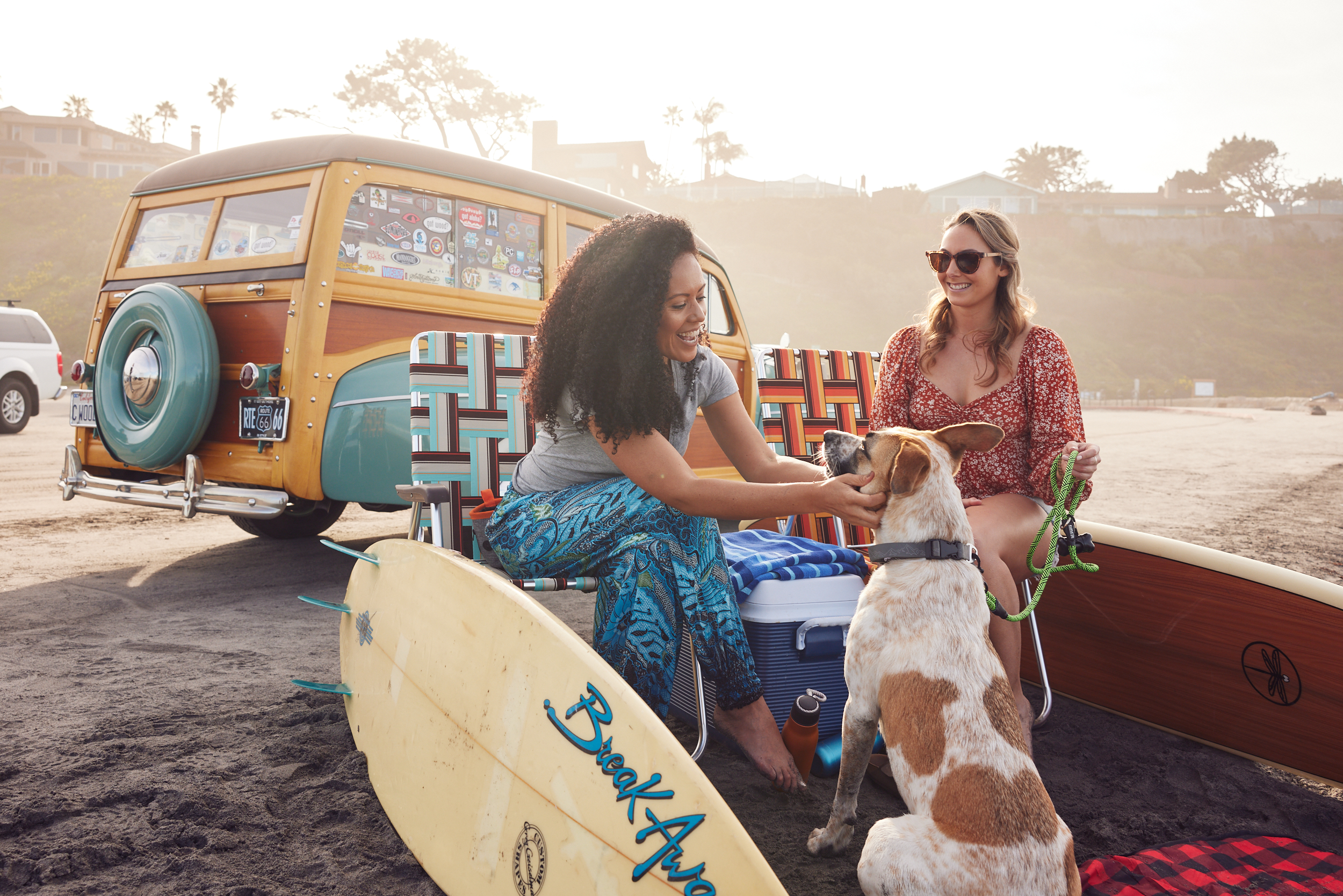 Women at the beach